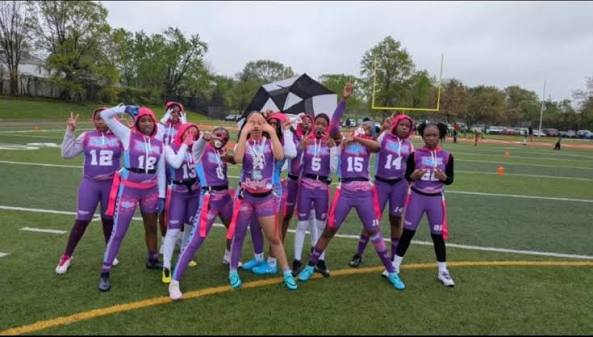 CMFL girls flag football team